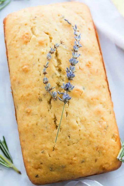 Lemon Lavender Tea Bread