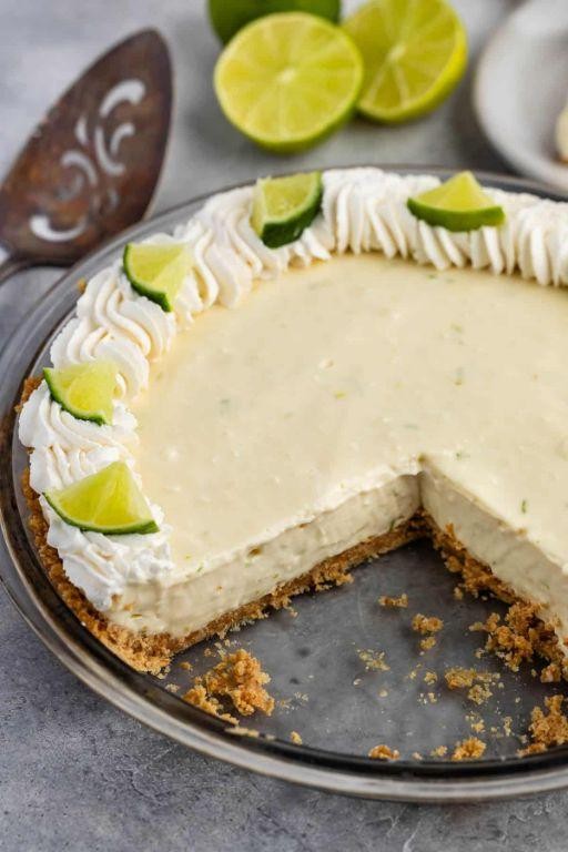 Lemon Lime No-Bake Pie