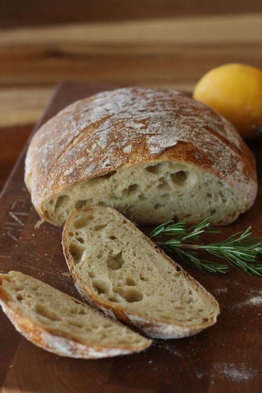 Lemon Sourdough Bread with Rosemary