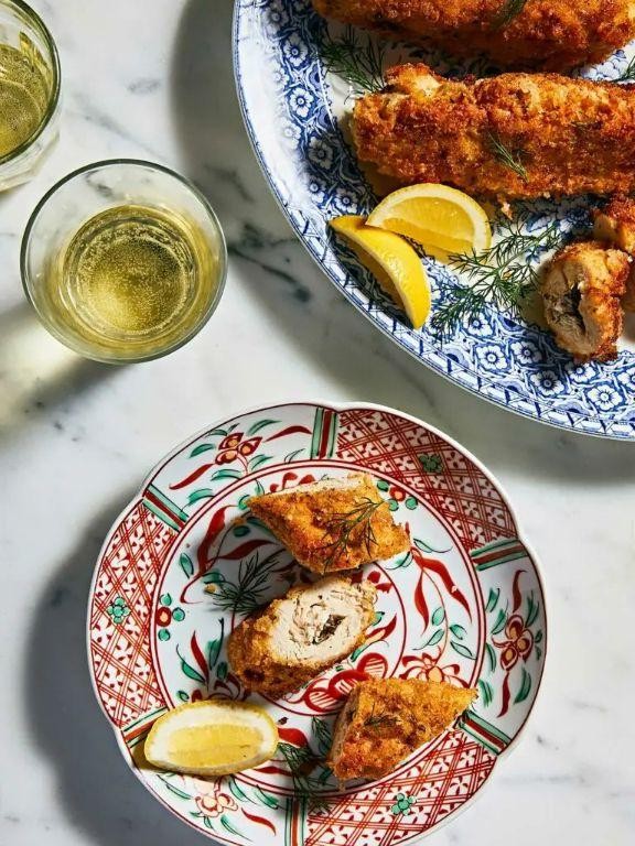 Lemon and Dill Chicken Kiev