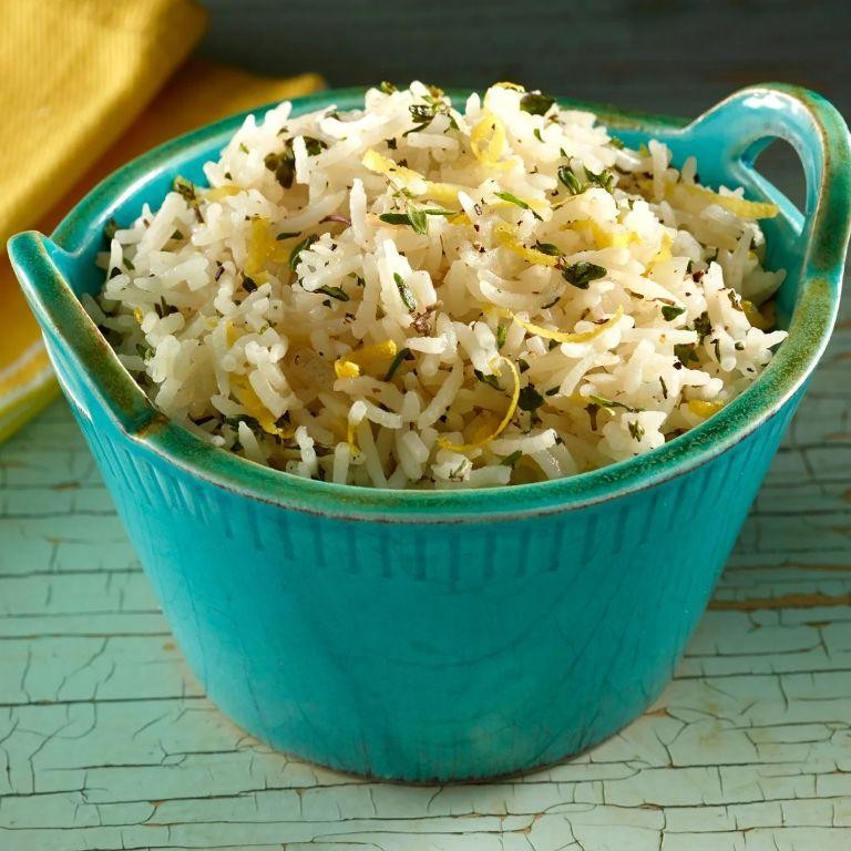Lemon herb basmati rice