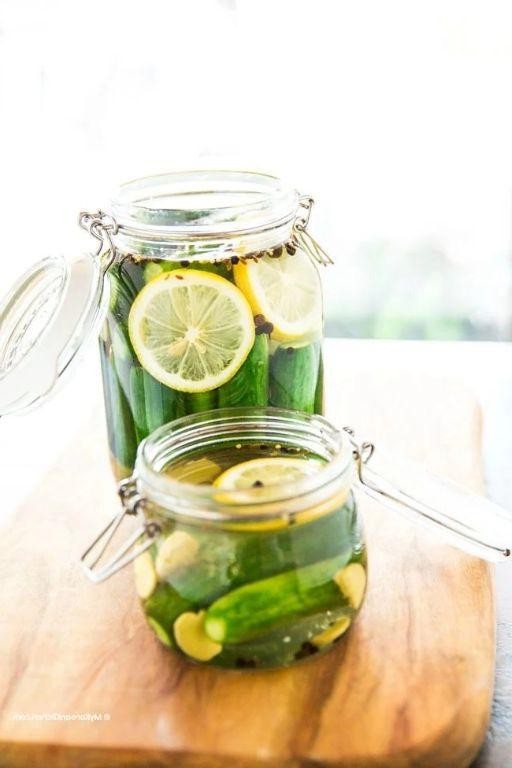 Lemon-Pepper Pickled Cucumbers