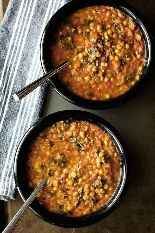Lentil and Kale Soup Svelte