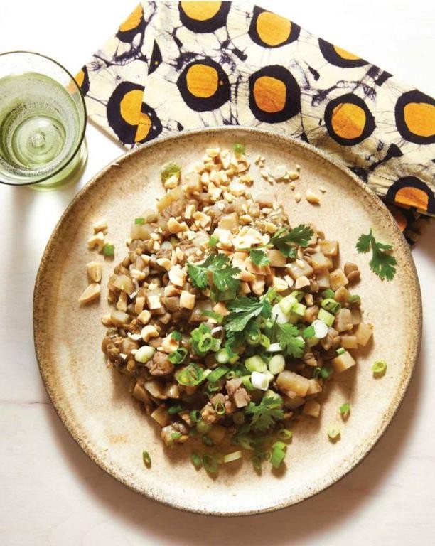 Lentil and Vegetable Breakfast Hash