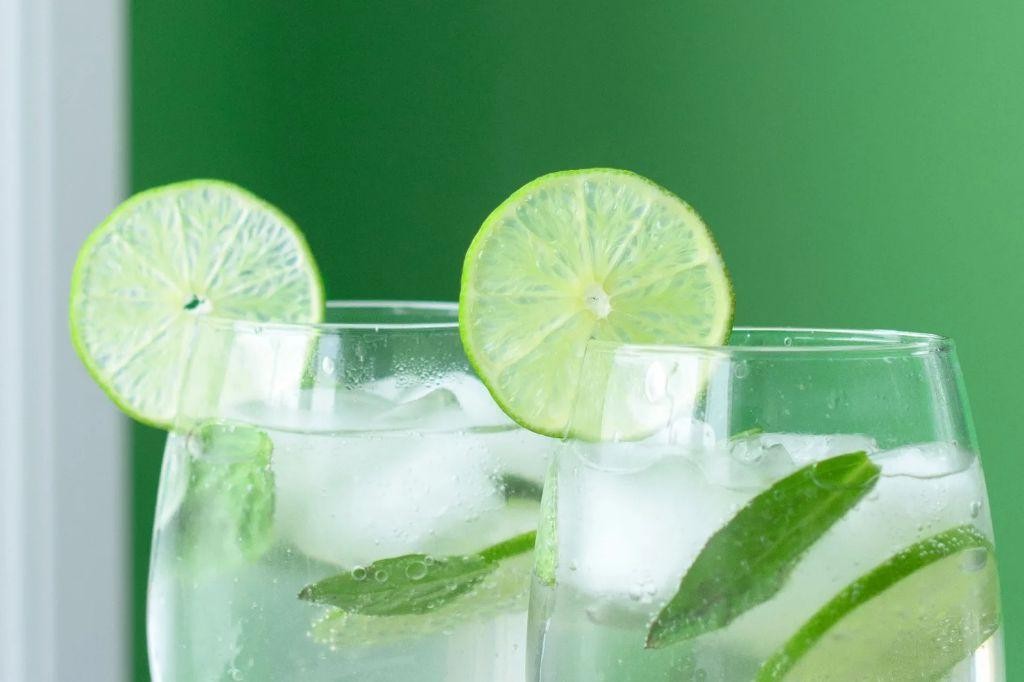 Lime Basil Mojito Mocktail