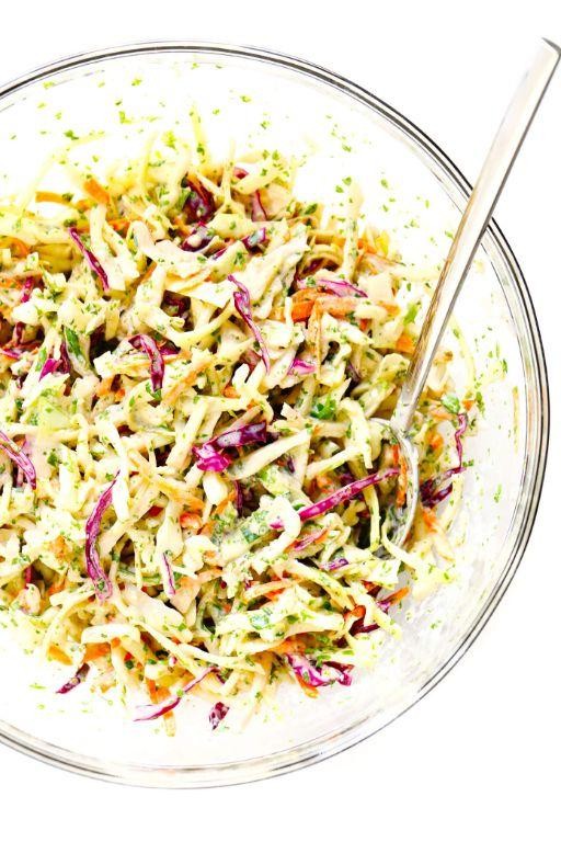 Lime Cilantro Coleslaw