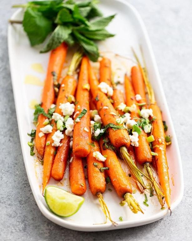 Lime and Honey Glazed Carrots