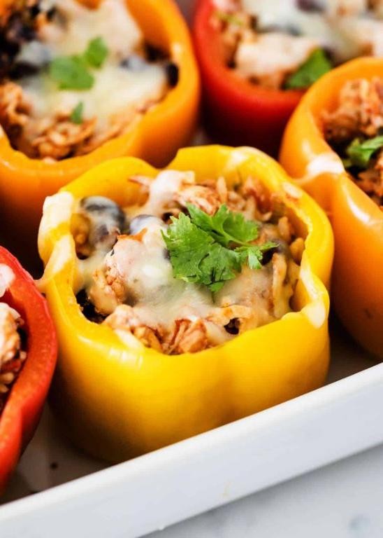 Lipton Onion Soup Chicken Stuffed Peppers