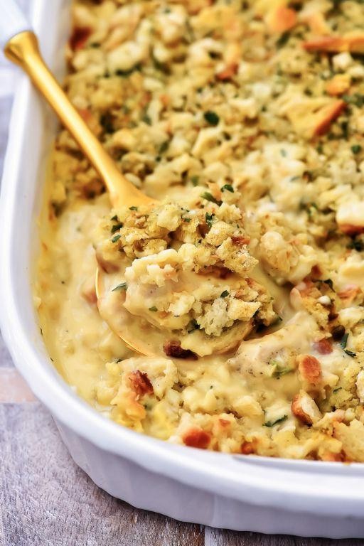 Lipton Onion Soup Chicken and Stuffing Bake