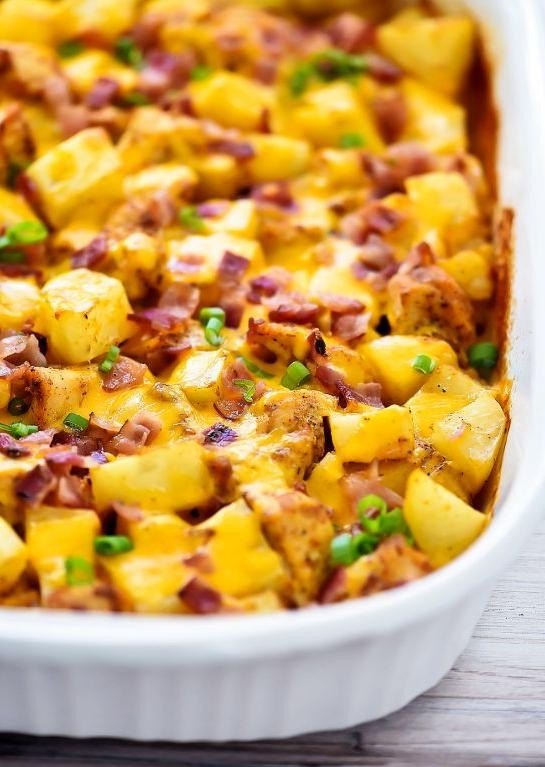 Loaded Potato Chicken Casserole