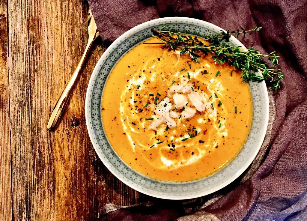 Lobster Bisque with Sherry Cream