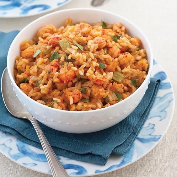 Louisiana Dirty Rice with Crawfish