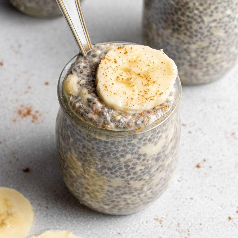 Low Carb Banana Chia Pudding