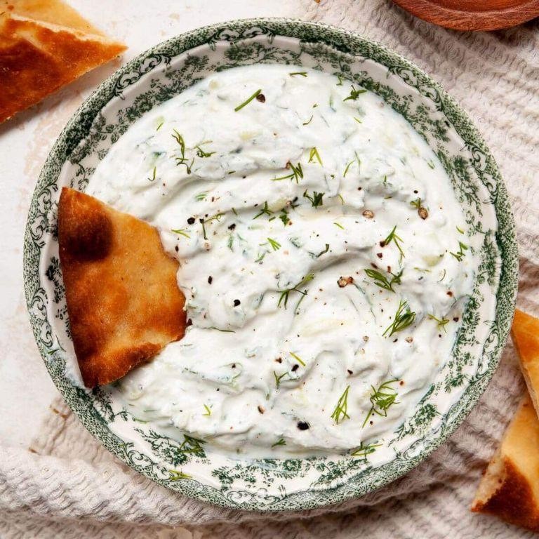 Low-Fat Tzatziki with Greek Yogurt