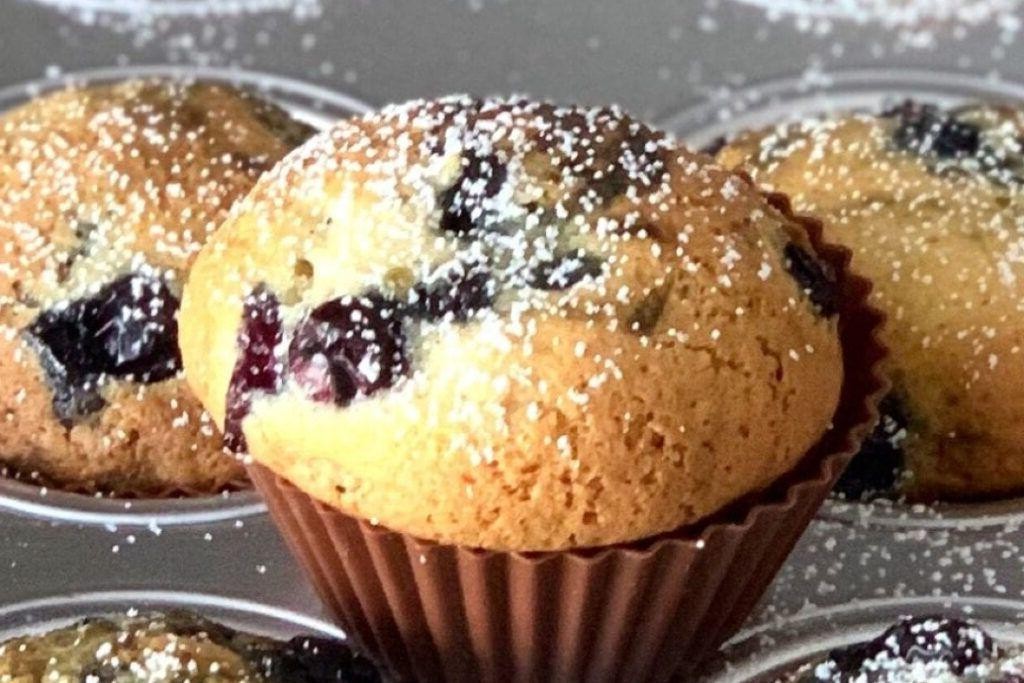 Low-Potassium Blueberry Muffins