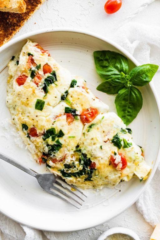 Low-Potassium Egg White Omelette