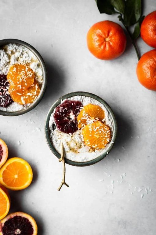Mandarin Coconut Chia Pudding