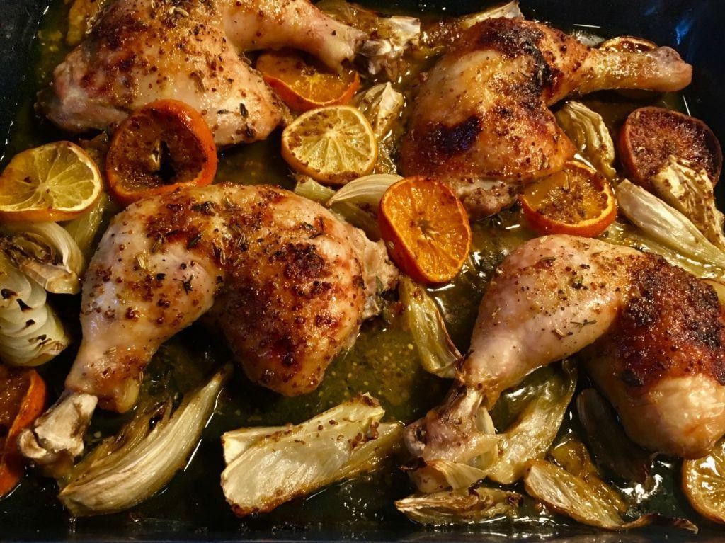 Mandarin and Thyme Roasted Chicken