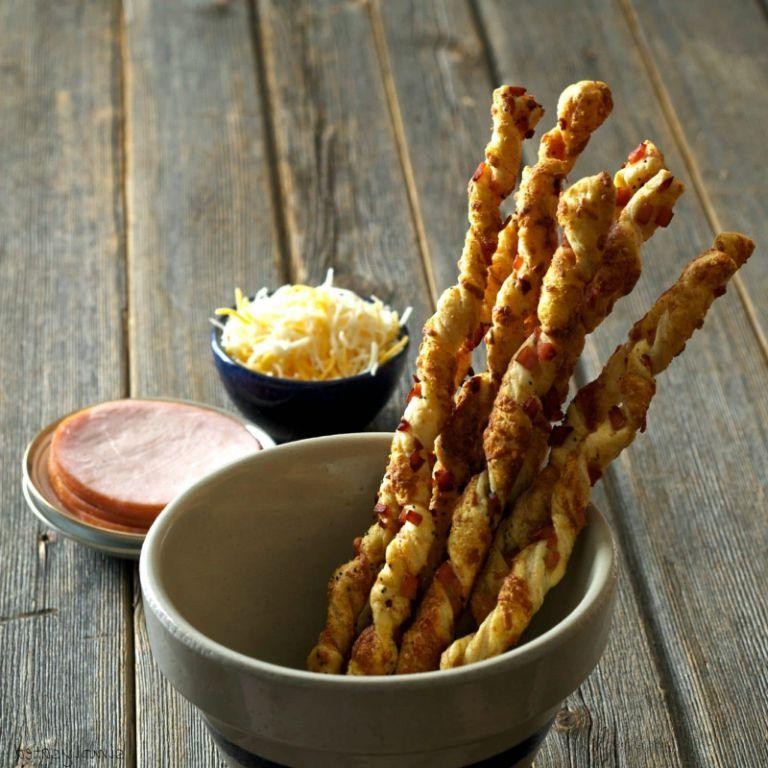 Maple Bacon Cheese Straws