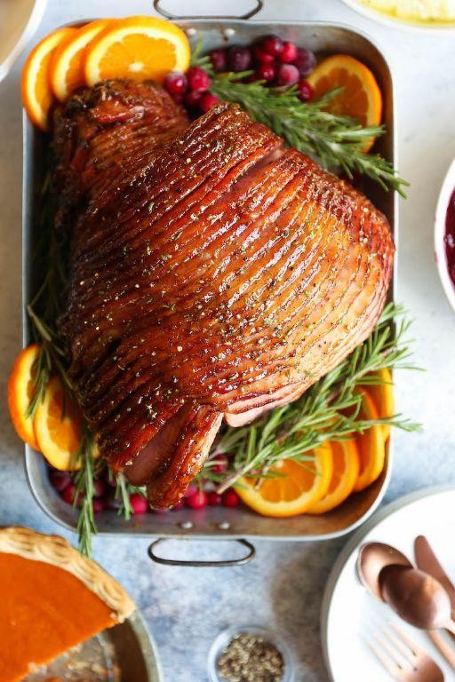 Maple Brown Sugar Glazed Fresh Ham
