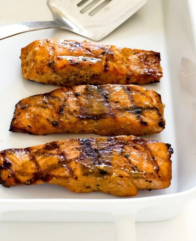 Maple Dijon Grilled Salmon