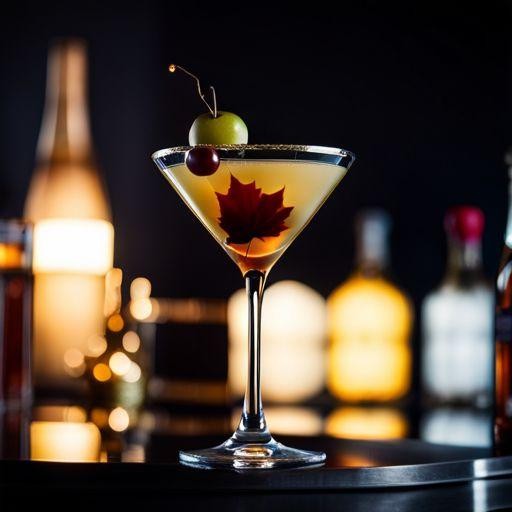 Maple Gin Martini with a Touch of Sweetness