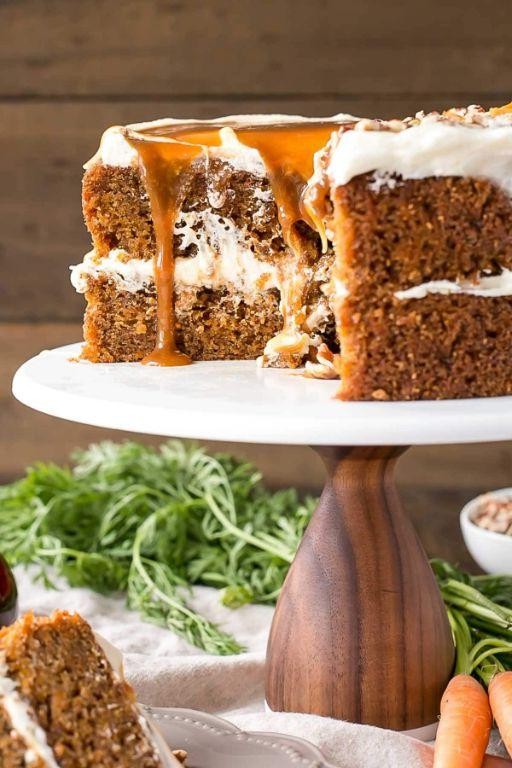 Maple Glazed Carrot Cake