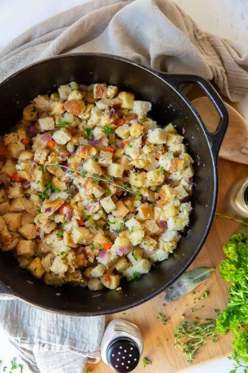 Maple Glazed Stove Top Stuffing