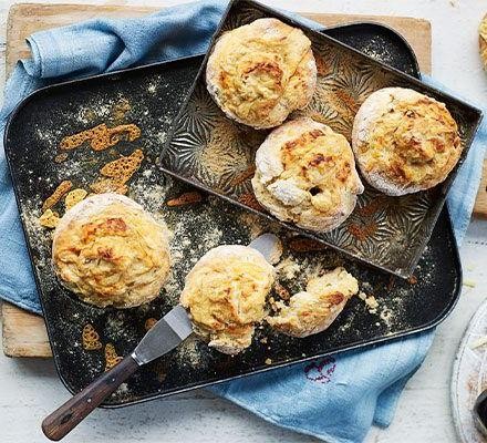 Marmite and Cheddar Scones