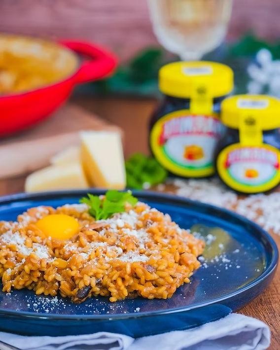 Marmite and Mushroom Risotto