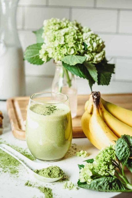 Matcha Vanilla Protein Smoothie