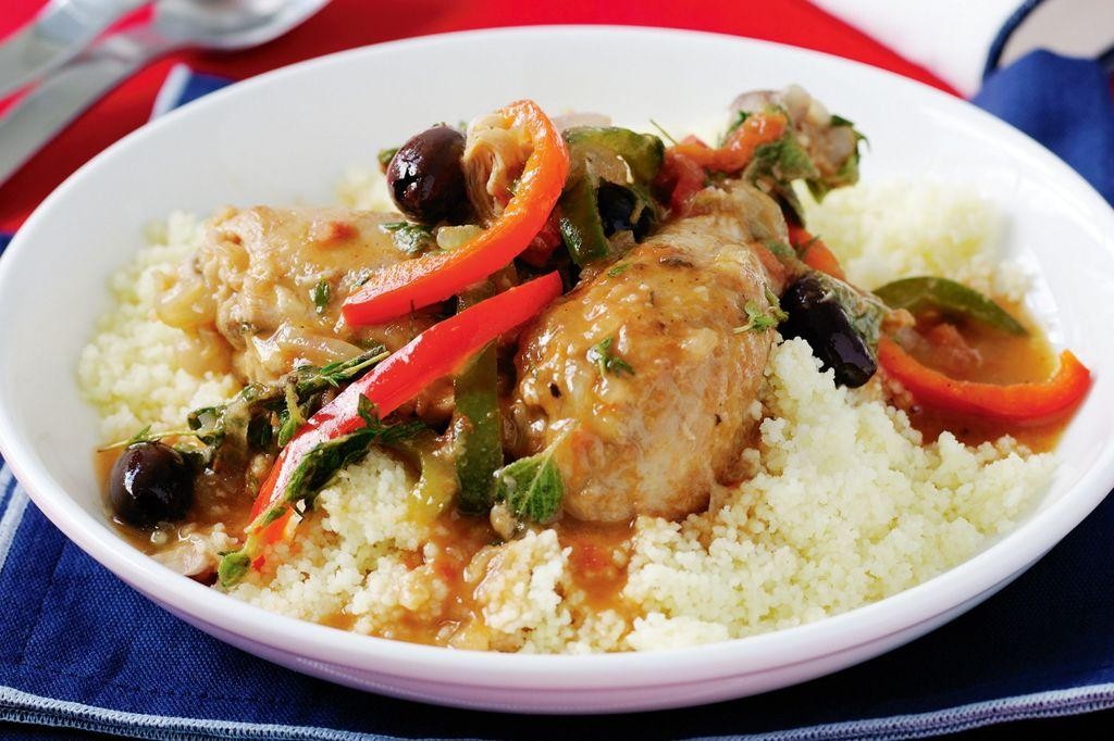 Mediterranean Chicken and Olive Casserole