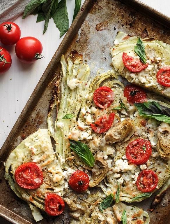 Mediterranean Herb-Roasted Cabbage