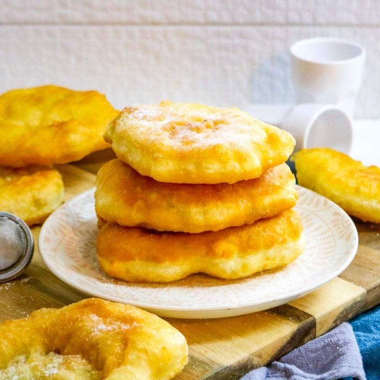Mekitsa (Fried Dough with Cheese or Jam)