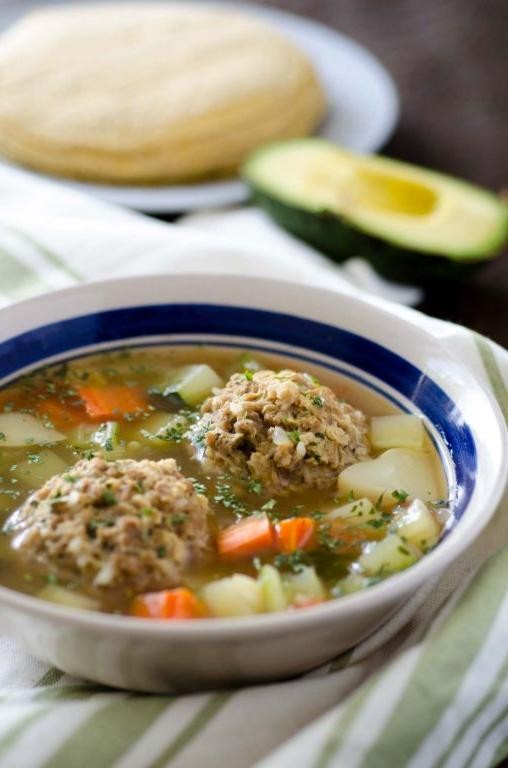 Mexican Albondigas Meatballs Without Eggs