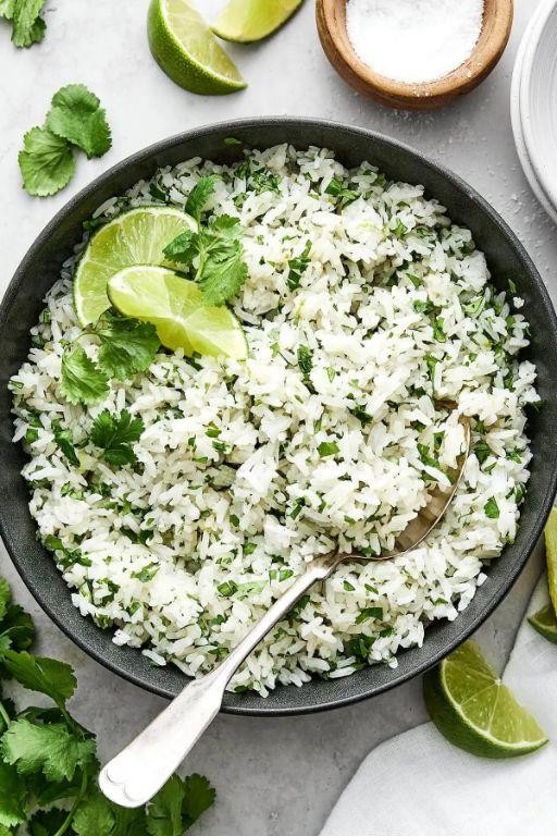 Mexican Crema Cilantro Lime Rice