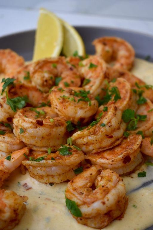 Mexican Crema Garlic Butter Shrimp