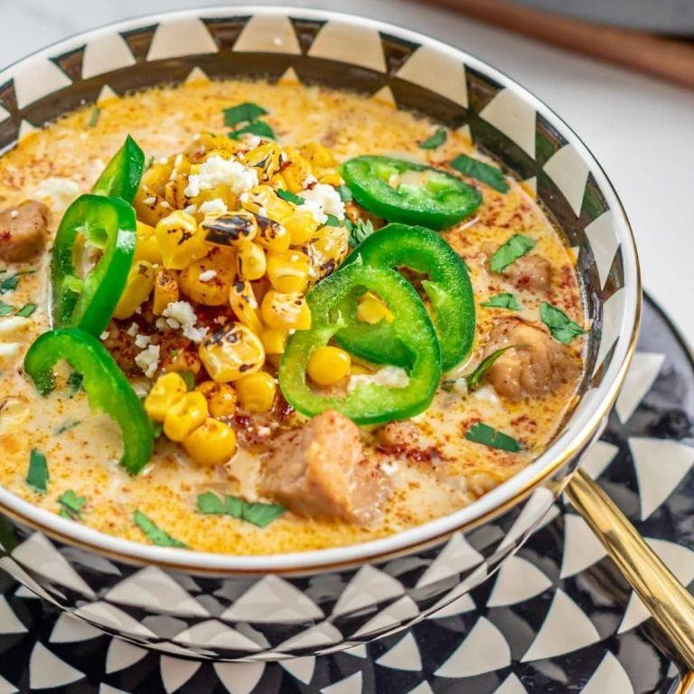 Mexican Pork and Corn Chowder