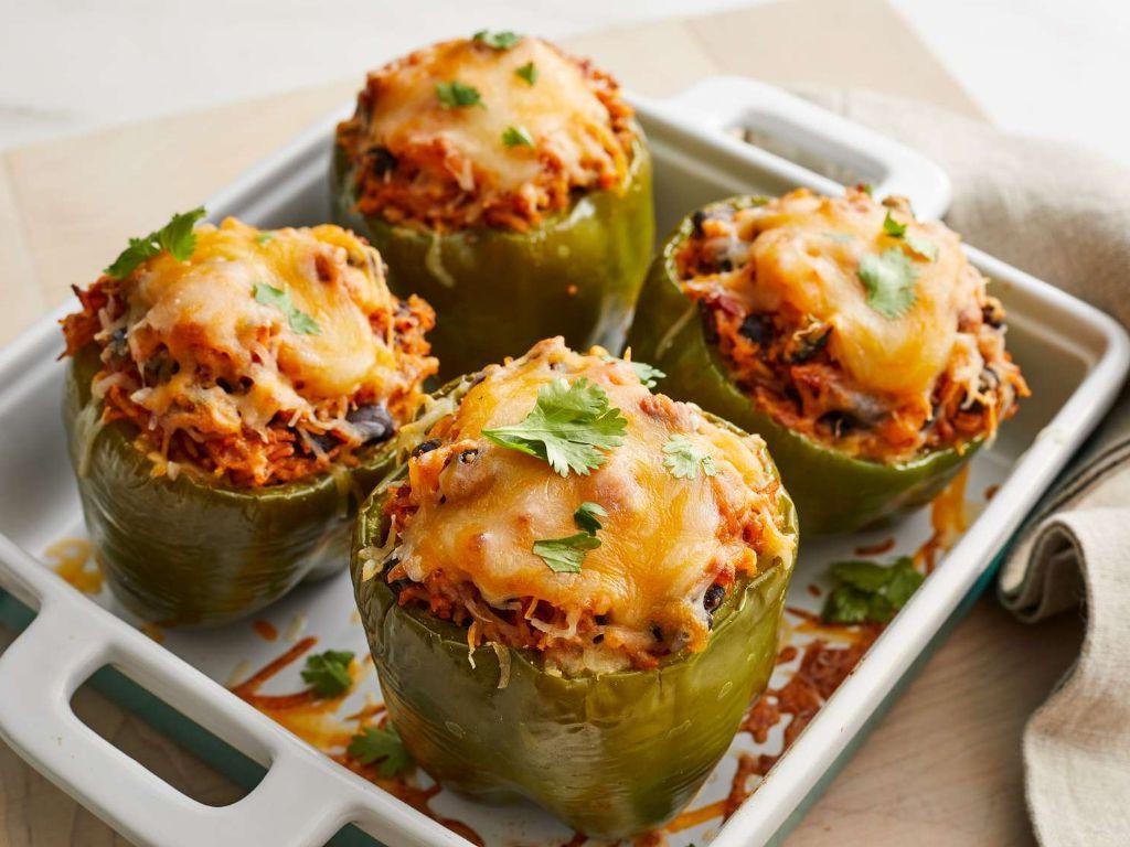 Mexican Tofu Stuffed Peppers