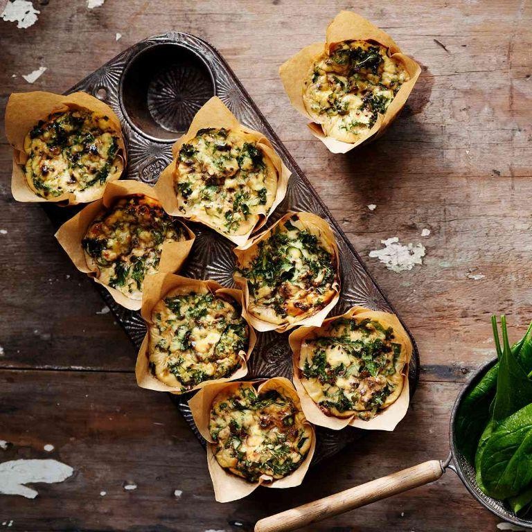 Mini Quiche Lorraine with Gruyère Cheese