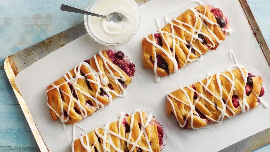 Mixed Berry Crescent Rolls