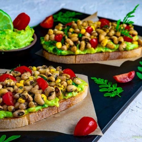 Moringa Leaf and Avocado Toast