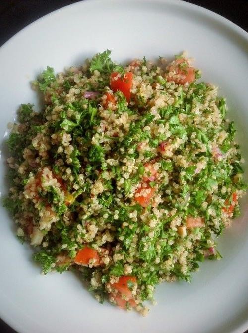 Moringa Leaf and Quinoa Salad