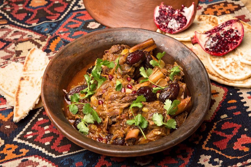 Moroccan Lamb Shank with Dates and Honey