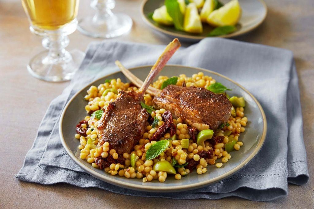 Moroccan-Spiced Lamb Loin with Couscous