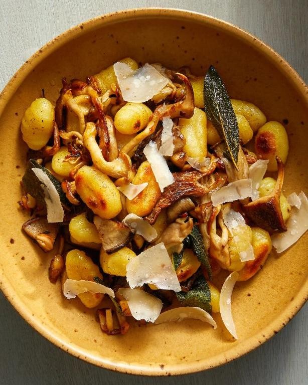 Mushroom and Sage Butter Gnocchi