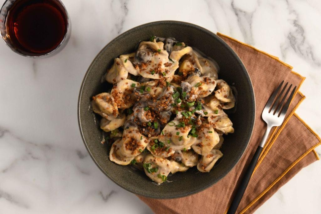Mushroom and Truffle Stuffed Tortellini