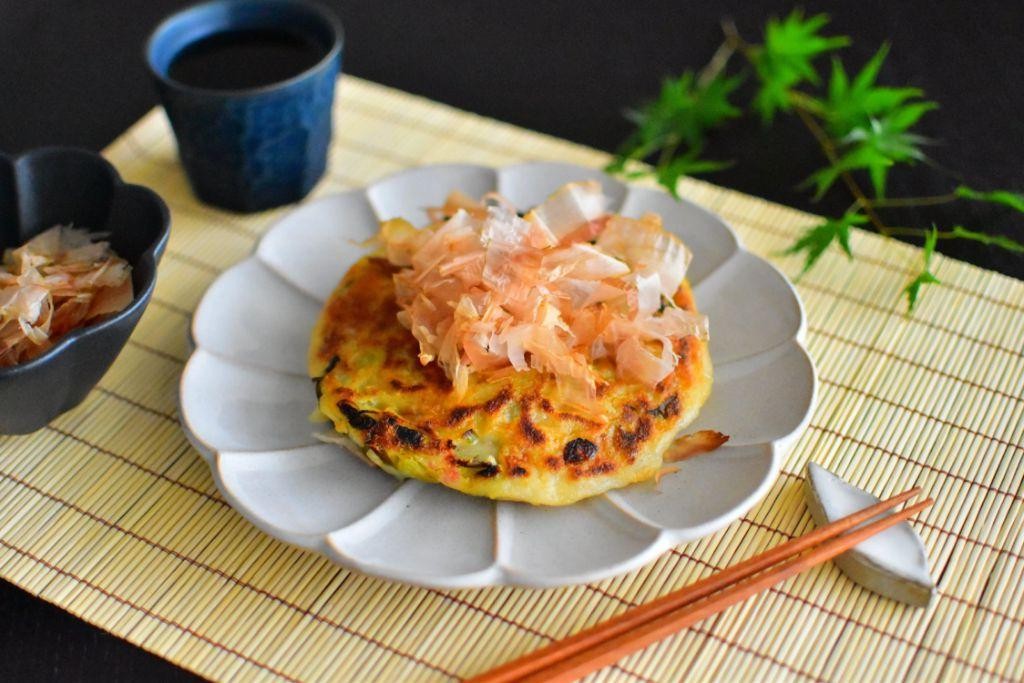 Negiyaki (Scallion Pancake Okonomiyaki)