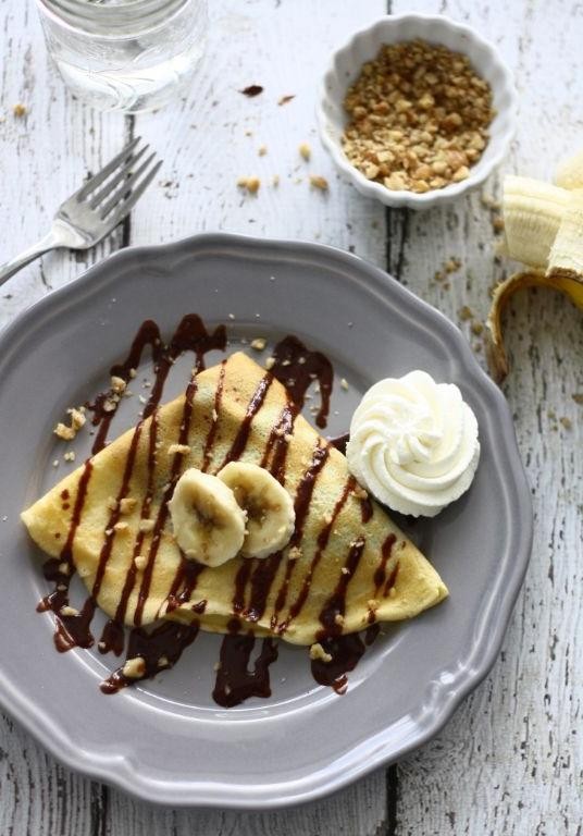 Nutella Banana Crepes
