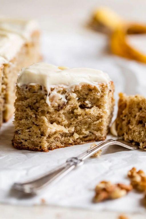 Nutty Sugar-Free Banana Walnut Cake